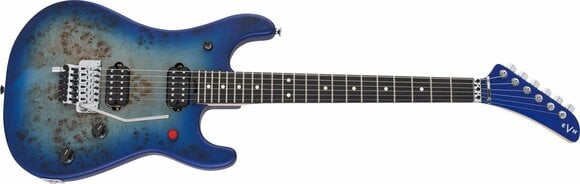 Guitare électrique EVH 5150 Series Deluxe Poplar Burl EB Aqua Burst - 5