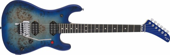 Elektrische gitaar EVH 5150 Series Deluxe Poplar Burl EB Aqua Burst - 6
