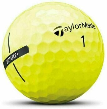 Golf Balls TaylorMade Distance+ Golf Ball Yellow - 3