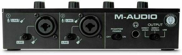 USB audio prevodník - zvuková karta M-Audio M-Track Duo - 3