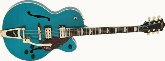 Semi-akoestische gitaar Gretsch G2410TG Streamliner Hollow Body IL Ocean Turquoise - 3