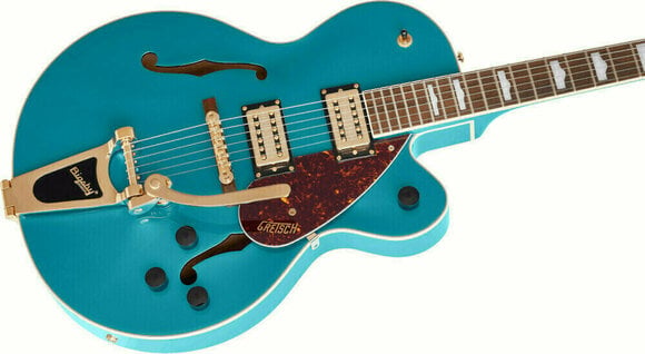 Semi-Acoustic Guitar Gretsch G2410TG Streamliner Hollow Body IL Ocean Turquoise - 5
