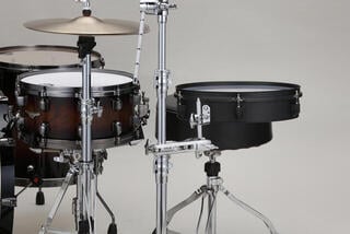 Мали бубањ Tama BST143MBK Metalworks Effect 14" Steel Matte Black Мали бубањ - 1