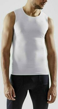Odzież kolarska / koszulka Craft Pro Dry Nanoweight SL Man Bielizna funkcjonalna White L - 2