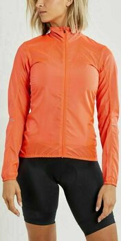 Kurtka, kamizelka rowerowa Craft Essence Light Wind Womens Jacket Orange XS Kurtka - 2