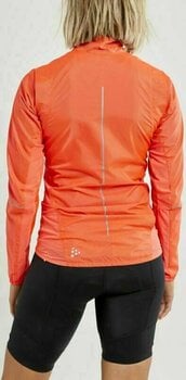 Fietsjack, vest Craft Essence Light Wind Womens Jacket Orange XS Jasje - 3