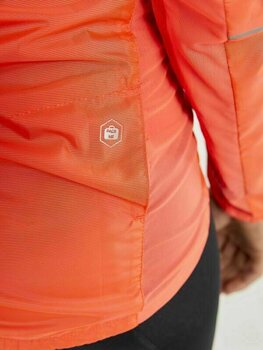 Fahrrad Jacke, Weste Craft Essence Light Wind Womens Jacket Orange XS Jacke - 5