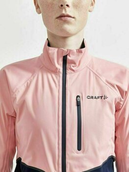 Kerékpár kabát, mellény Craft ADV Endur Hyd Dark Blue-Rózsaszín S Kabát - 4