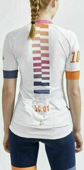 Cycling jersey Craft ADV HMC Endur Woman Jersey White-Orange XS - 3
