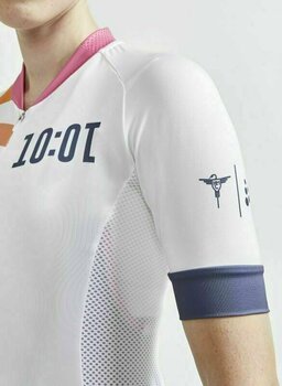 Cycling jersey Craft ADV HMC Endur Woman Jersey White-Orange XS - 5
