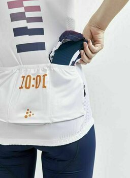 Cycling jersey Craft ADV HMC Endur Woman Jersey White/Orange S - 6