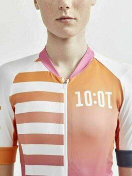 Велосипедна тениска Craft ADV HMC Endur Woman Джърси Oранжев-Розов S - 4