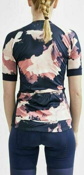 Fietsshirt Craft ADV Endur Grap Woman Jersey Dark Blue/Pink S - 3