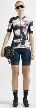 Mez kerékpározáshoz Craft ADV Endur Grap Woman Dzsörzi Dark Blue/Pink L - 7