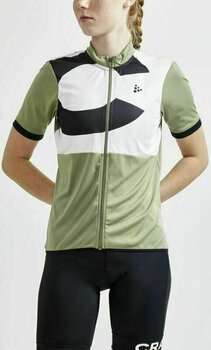 Cycling jersey Craft Core Endur Log Woman Jersey Dark Green-White S - 2