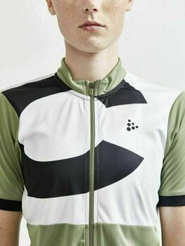Cycling jersey Craft Core Endur Log Woman Jersey Dark Green-White S - 4