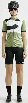 Camisola de ciclismo Craft Core Endur Log Woman Jersey Dark Green-Branco M - 6