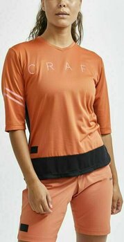 Cyklodres/ tričko Craft Core Offroad X Woman Dres Orange/Black S - 2