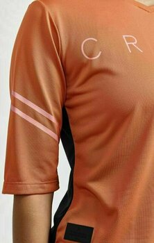 Велосипедна тениска Craft Core Offroad X Woman Джърси Orange/Black S - 4