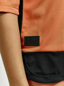 Велосипедна тениска Craft Core Offroad X Woman Джърси Orange/Black S - 5