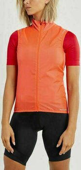 Fahrrad Jacke, Weste Craft Essence Light Wind Vest Woman Orange XS Weste - 2