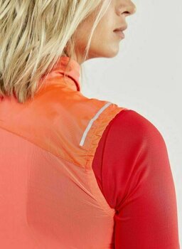 Biciklistička jakna, prsluk Craft Essence Light Wind Vest Woman Orange XS Prsluk - 4