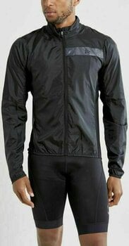 Fietsjack, vest Craft ADV Essence Light Wind Jacket Man Black XS Jasje - 2