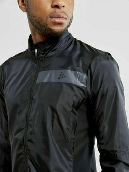 Kerékpár kabát, mellény Craft ADV Essence Light Wind Jacket Man Black M Kabát - 4