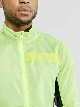 Kerékpár kabát, mellény Craft ADV Essence Light Wind Jacket Man Yellow M Kabát - 4