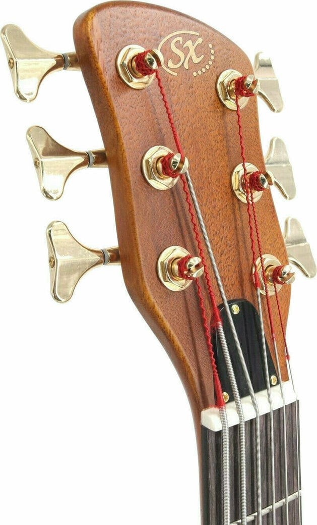 SX SWB1/6 Natural 6-string Bassguitar - Muziker