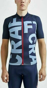 Tricou ciclism Craft ADV Endur Grap Man Jersey Albastru închis XL - 2