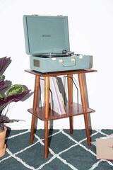 Möbel für LP-Schallplatten Crosley Manchester Möbel für Schallplatten Paprika - 2