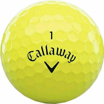 Μπάλες Γκολφ Callaway Warbird 21 Yellow Golf Balls - 2