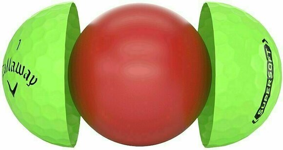 Нова топка за голф Callaway Supersoft Matte 21 Green Golf Balls - 4