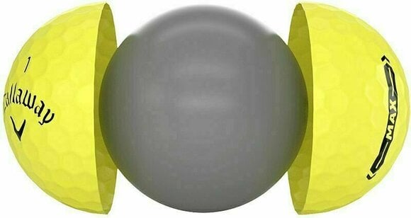 Palle da golf Callaway Supersoft Max Yellow Golf Balls - 4