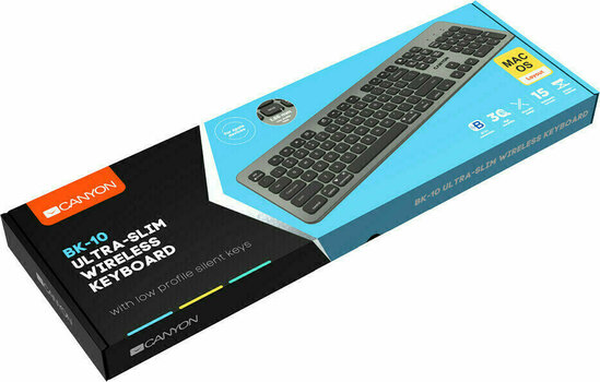 Datortangentbord Canyon CND-HBTK10-US English keyboard Datortangentbord - 4