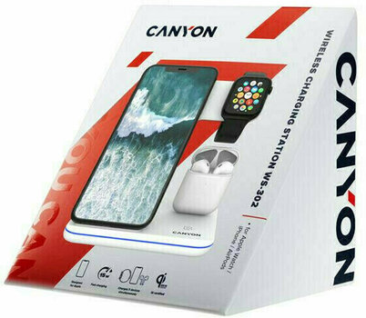 Wireless charger Canyon CNS-WCS302W White - 9