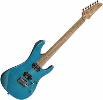 Elektrische gitaar Ibanez MM7-TAB Transparent Aqua Blue - 2