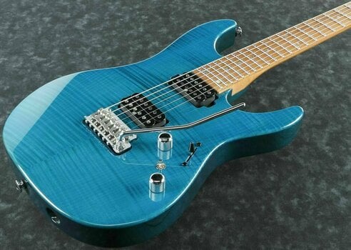 Electric guitar Ibanez MM1-TAB Transparent Aqua Blue - 4