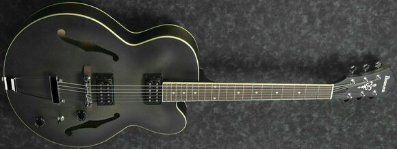 Semi-akoestische gitaar Ibanez AF55-TKF Transparent Black - 3