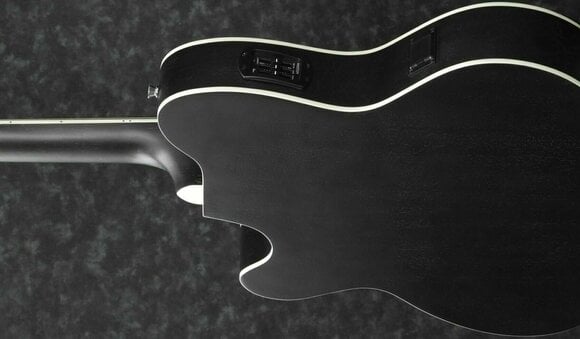 Guitare acoustique-électrique Ibanez TCM50-GBO Galaxy Black - 4