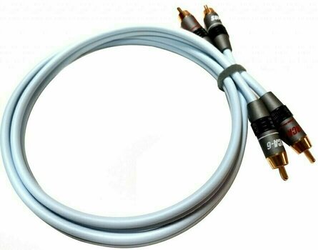 Hallo-Fi Audio-Kabel SUPRA Cables DUAL 2RCA 2 m Weiß Hallo-Fi Audio-Kabel - 2