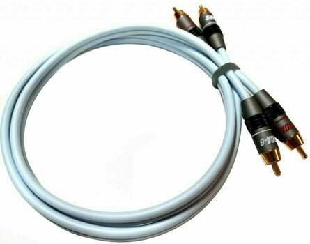 Cable de audio Hi-Fi SUPRA Cables DUAL 2RCA 5 m Blanco Cable de audio Hi-Fi - 2