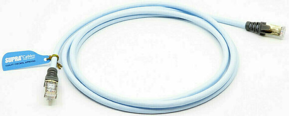 Câble Hi-Fi du réseau SUPRA Cables CAT 8 4 m Bleu Câble Hi-Fi du réseau - 3