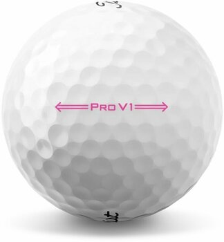 Golfový míček Titleist Pro V1 2021 Golf Balls Pink - 2