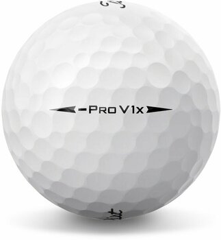 Golfball Titleist Pro V1x 2021 Golf Balls White Left Dash - 2