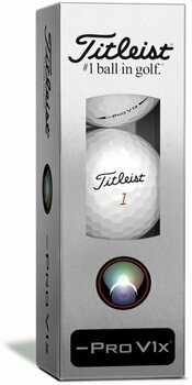 Golfball Titleist Pro V1x 2021 Golf Balls White Left Dash - 4