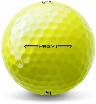 Нова топка за голф Titleist Pro V1 2021 Golf Balls Yellow - 2