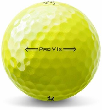 Golf Balls Titleist Pro V1x 2021 Golf Balls Yellow - 2