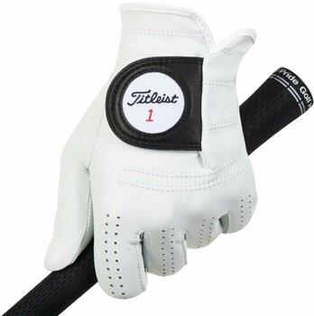 guanti Titleist Players Mens Golf Glove Left Hand for Right Handed Golfer Cadet White ML - 4